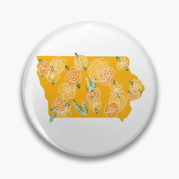 Item preview, Floral State of Iowa  designed and sold by Courtney  Rose.