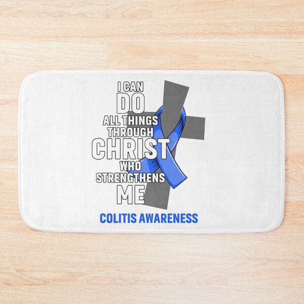 Item preview, I Can Do All Things Through Christ Who Strengthens Me Colitis Awareness designed and sold by Hatjar.