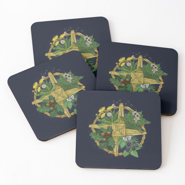 Item preview, Brigid's Cross - Deep Well Blue Background  designed and sold by ChristinaSeas.