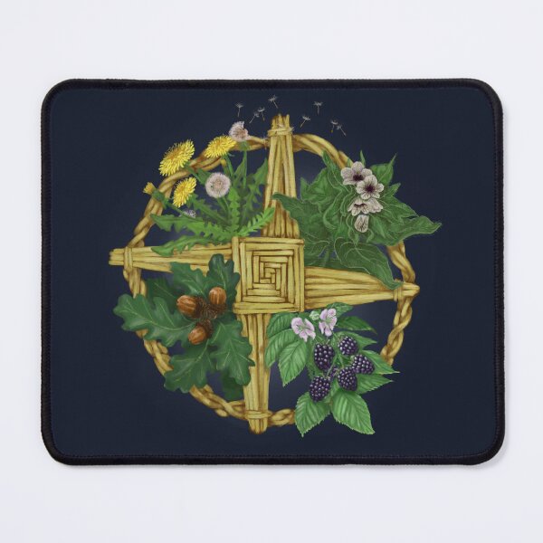 Item preview, Brigid's Cross - Deep Well Blue Background  designed and sold by ChristinaSeas.