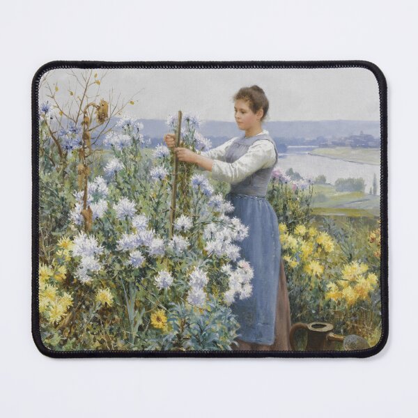 Item preview, Chrysanthemums | Daniel Ridgway Knight | Flower Art designed and sold by CJET.