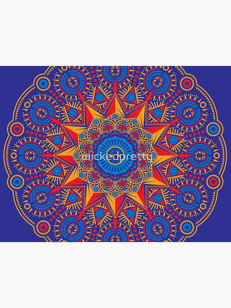 Luminous Mind Mandala - Pet Bowls Mat