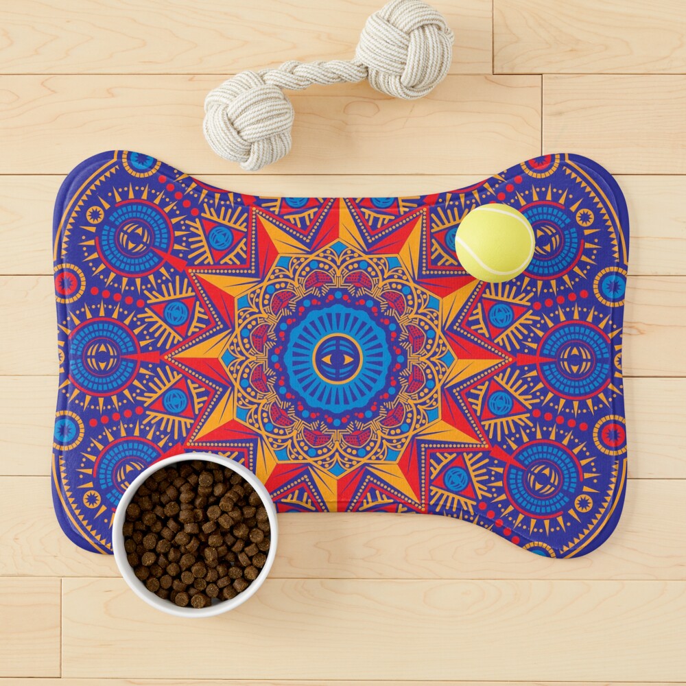 Bright Spirit Mandala Pet Mat