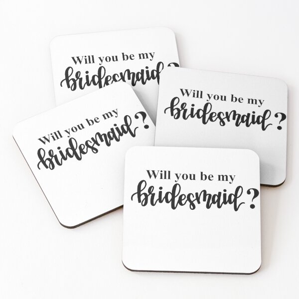 Item preview, Calligraphy Will you be my Bridesmaid? designed and sold by tbcalligraphy.
