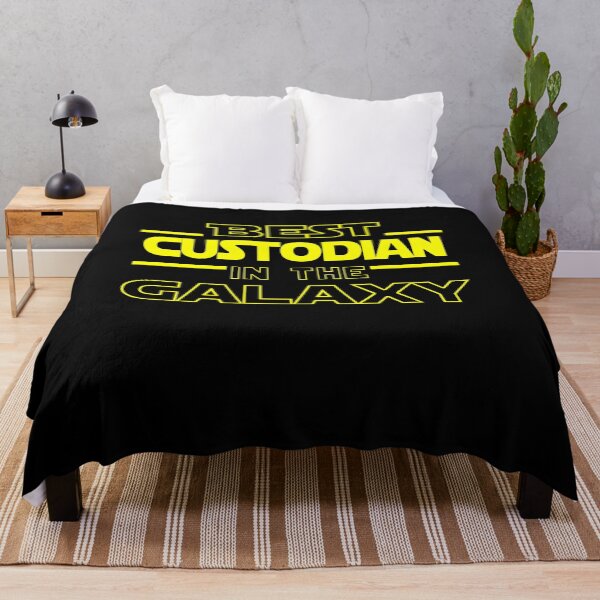 Item preview, custodian Job Dad Mom Hudband Mens Shirt, Best custodian In The Galaxy, Funny custodian Birthday christmas Gift Gift designed and sold by xlnv.