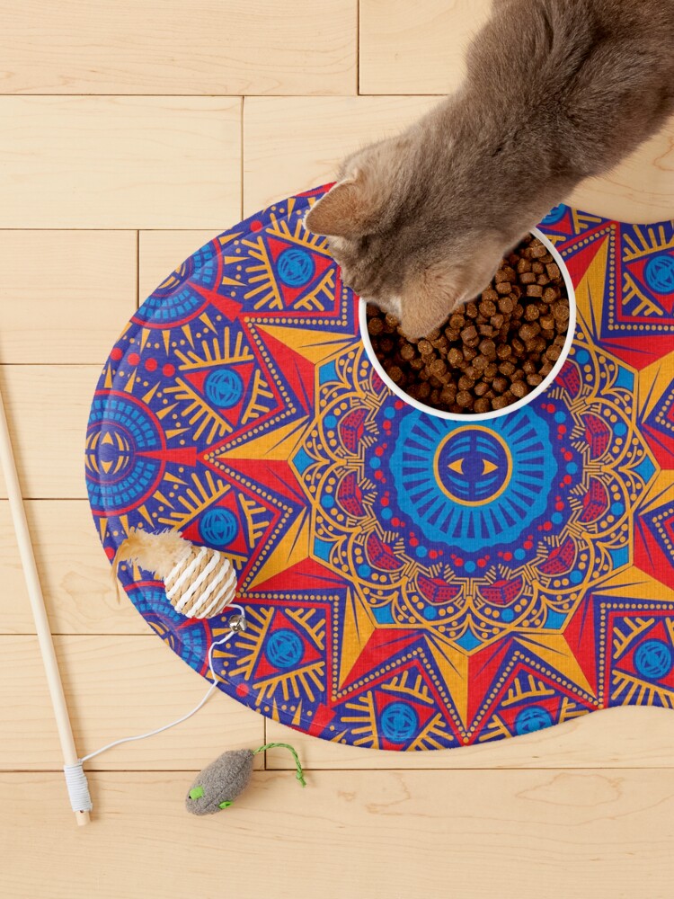 Alternate view of Bright Spirit Mandala Pet Mat