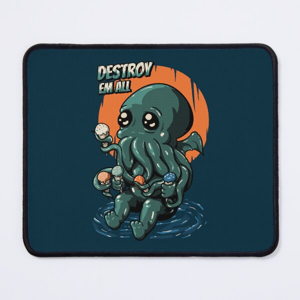 Item preview, The Ice Cream Destroyer - Cute Baby Cthulhu | Necronomicon Lovecraft Funny Kids Mask | Food foodie snack dessert | Tie Dye Backpack (Updated) designed and sold by Any Color Designs.