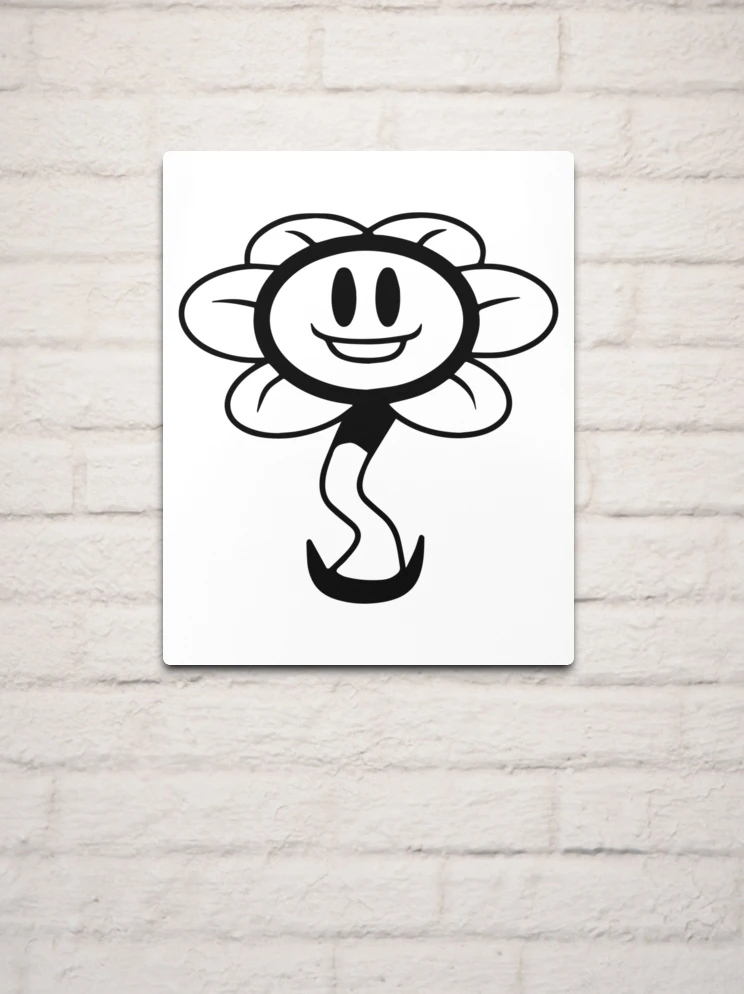 Flowey from Undertale Art Print by GamingMerch