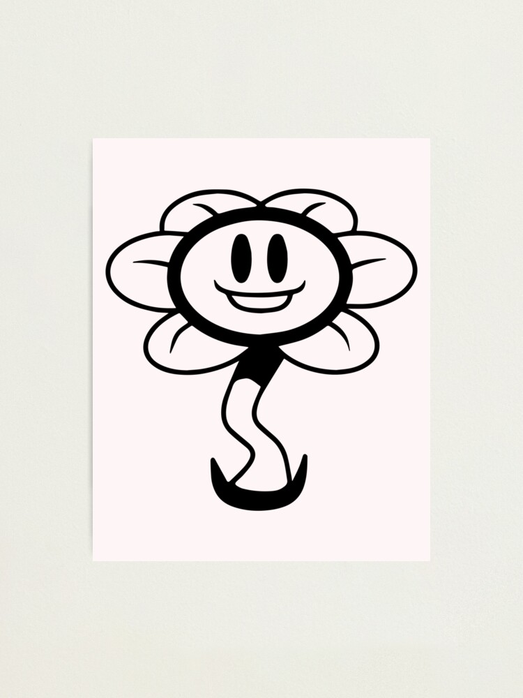 Undertale: Flowey Art Print by Randomleafy