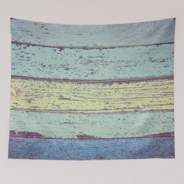 Item preview, Old wood blue floor designed and sold by flamendes.