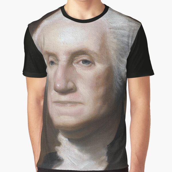 George Washington Oil Painting Graphic T-Shirt