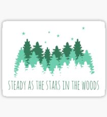 steady as the stars Sticker