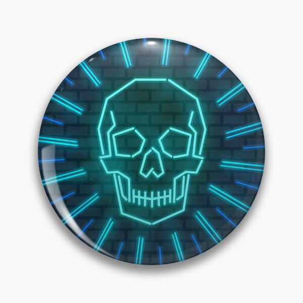 Item preview, neon-skull designed and sold by STHuntress.