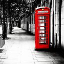 London Calling London Red Telephone Booth Classic British Phone Box Art Print By Marksda1 Redbubble