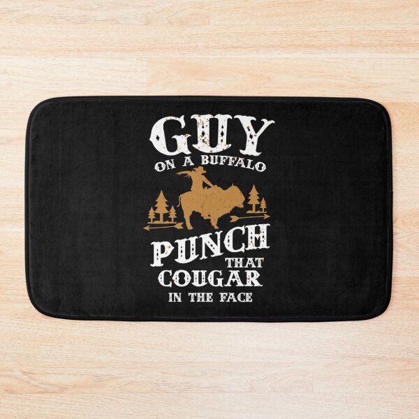 Item preview, Guy On A Buffalo Punch That Cougar In The Face Essential designed and sold by bawdennlloos.