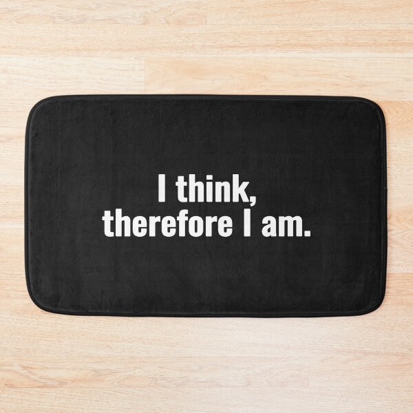 Item preview, I think, therefore I am. designed and sold by Vanion.