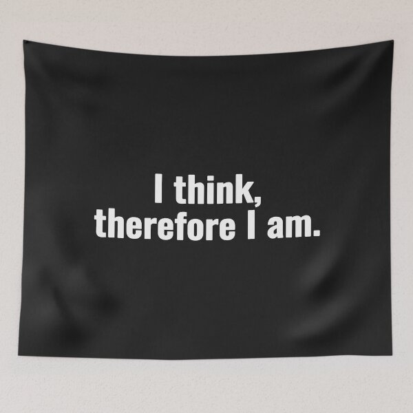 Item preview, I think, therefore I am. designed and sold by Vanion.