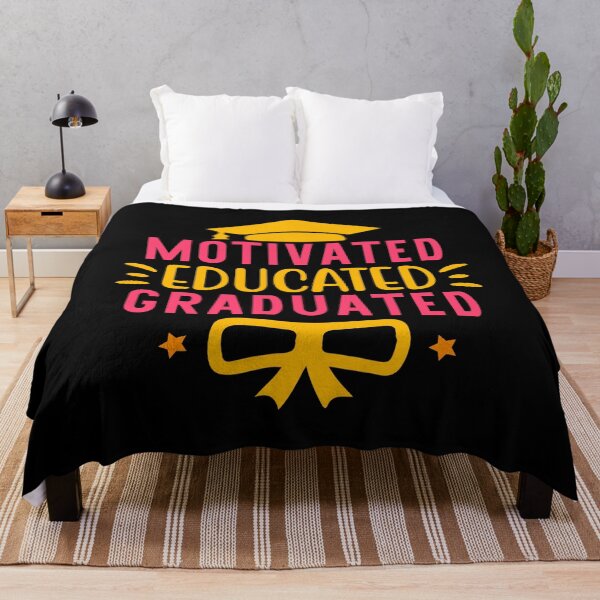 Item preview, Motivated Educated Graduated Graduation Graphic designed and sold by GO SHIRT-TEE.