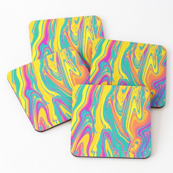 Item preview, Whimsical Liquid Marble Swirls designed and sold by ColorPopArtBoutique.