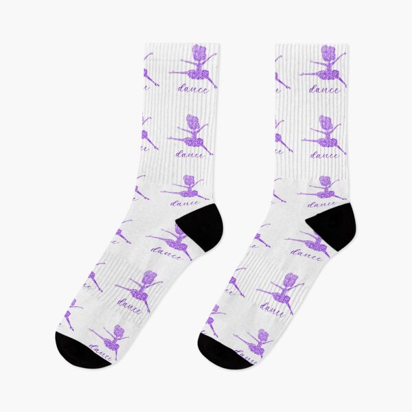 Item preview, DANCE Ballerina - Purple with White Background designed and sold by PawsitiveMum.