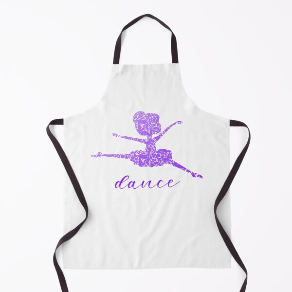 Item preview, DANCE Ballerina - Purple with White Background designed and sold by PawsitiveMum.
