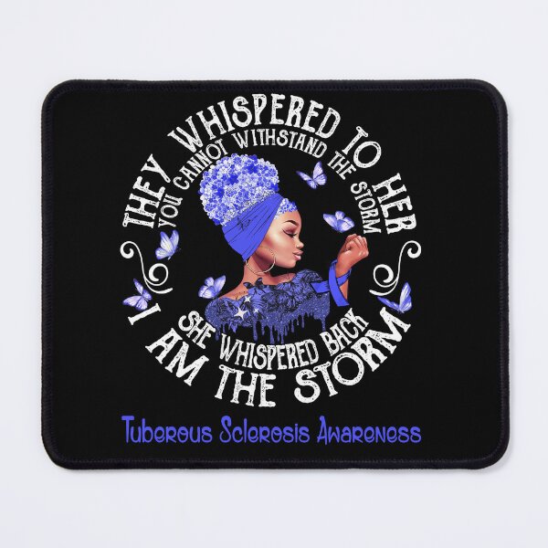 Item preview, Black Girl Fighter Strong I Am The Storm Tuberous Sclerosis Awareness designed and sold by Mnrshirley.