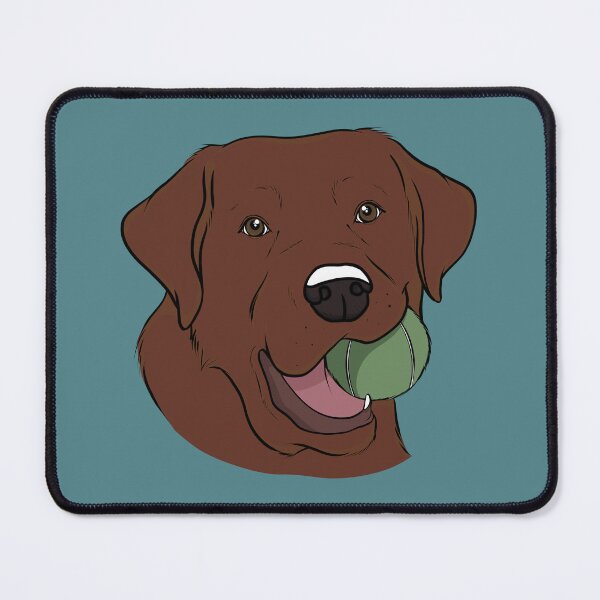 Item preview, Fox Red Labrador with Ball  designed and sold by rmcbuckeye.