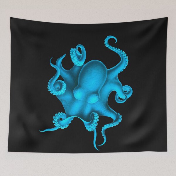 Item preview, Blue Octopus designed and sold by MyTshirtArt.