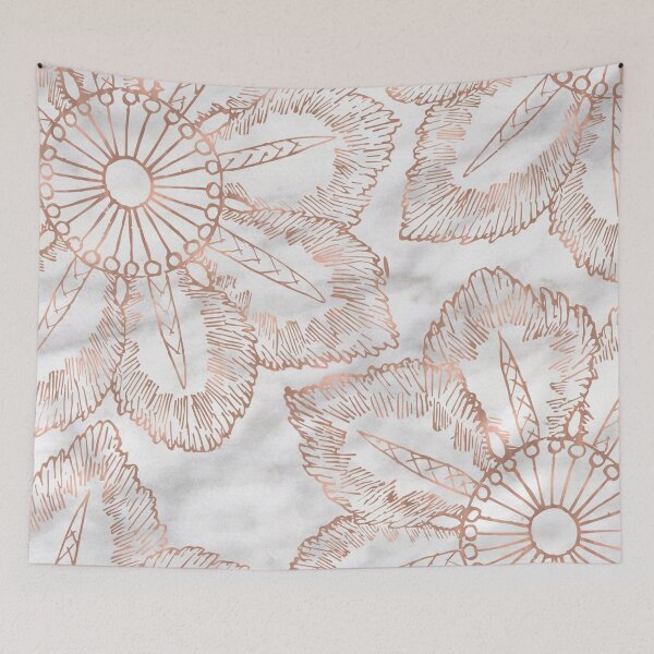 Item preview, Mandala whimsy - rose gold & marble designed and sold by marbleco.