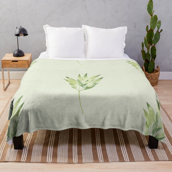 Item preview, Green eucalyptus branch botanical illustration designed and sold by helga-wigandt.