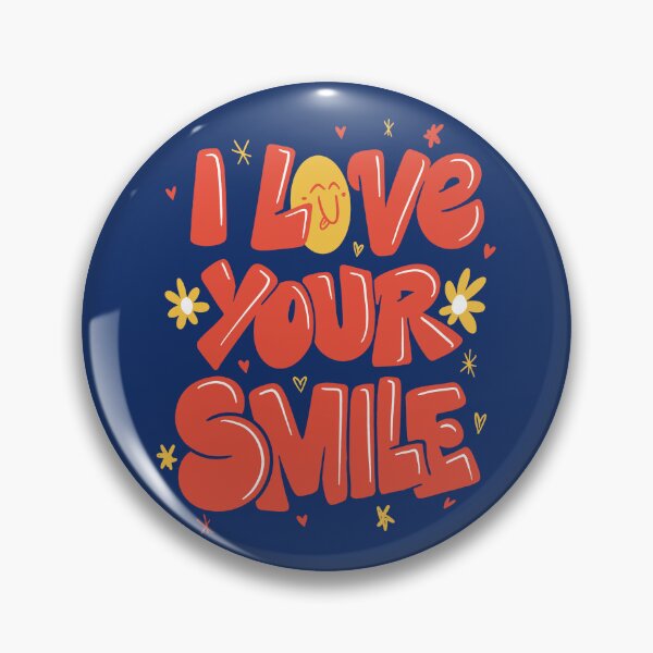 Item preview, I Love Your Smile - Blue designed and sold by ZoomTaDesign.