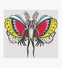 Thee MOTHMAN - Art By Kev G Photographic Print
