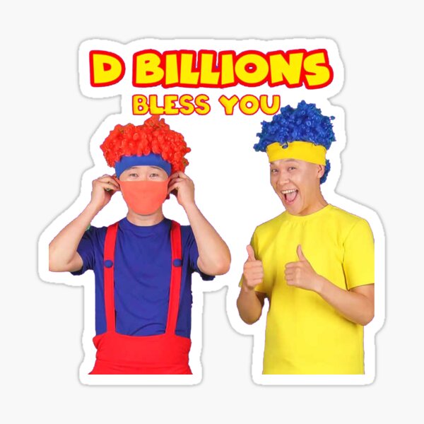 "d billions" Sticker by xna Redbubble