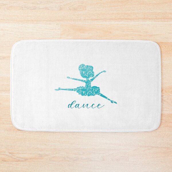 Item preview, DANCE Ballerina - Aqua with White Background designed and sold by PawsitiveMum.