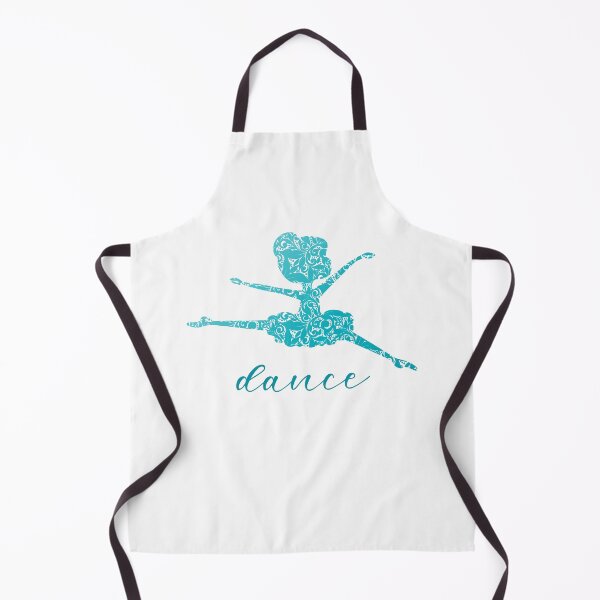 Item preview, DANCE Ballerina - Aqua with White Background designed and sold by PawsitiveMum.
