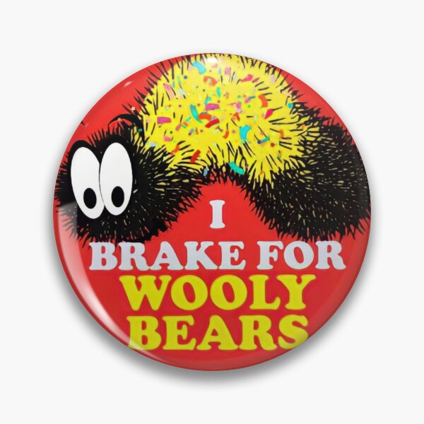 Artikelvorschau, Lustige Stoßstangenaufkleber „I Brake for Wooly Bears“, entworfen und verkauft von Ssimo30.
