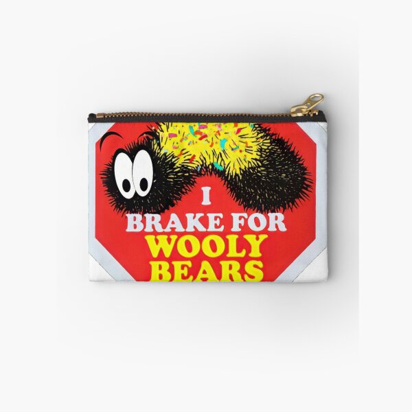 Aperçu de l'œuvre Autocollants amusants pour pare-chocs I Brake for Wooly Bears, créée et vendue par Ssimo30.