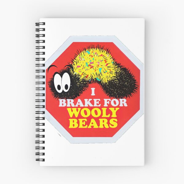 Item preview, I Brake for Wooly Bears fuuny bumper Decals, designed and sold by Ssimo30.