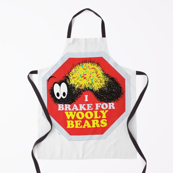 Item preview, I Brake for Wooly Bears fuuny bumper Decals, designed and sold by Ssimo30.
