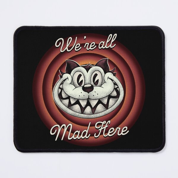 Item preview, Were all Mad Here - Cheshire Cat in Old Cartoon Style | Were all Mad Here | Mad Hatter | Kids Mask | Backpack Design | Best Selling Original Art designed and sold by Any Color Designs.