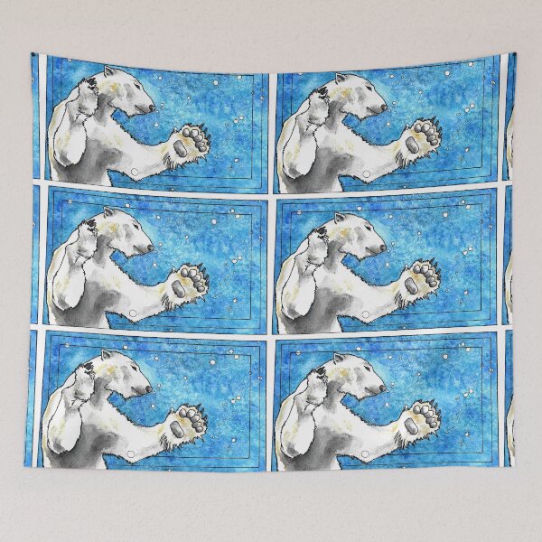 Item preview, Swimming Polar Bear Watercolor designed and sold by Gillian Twining.