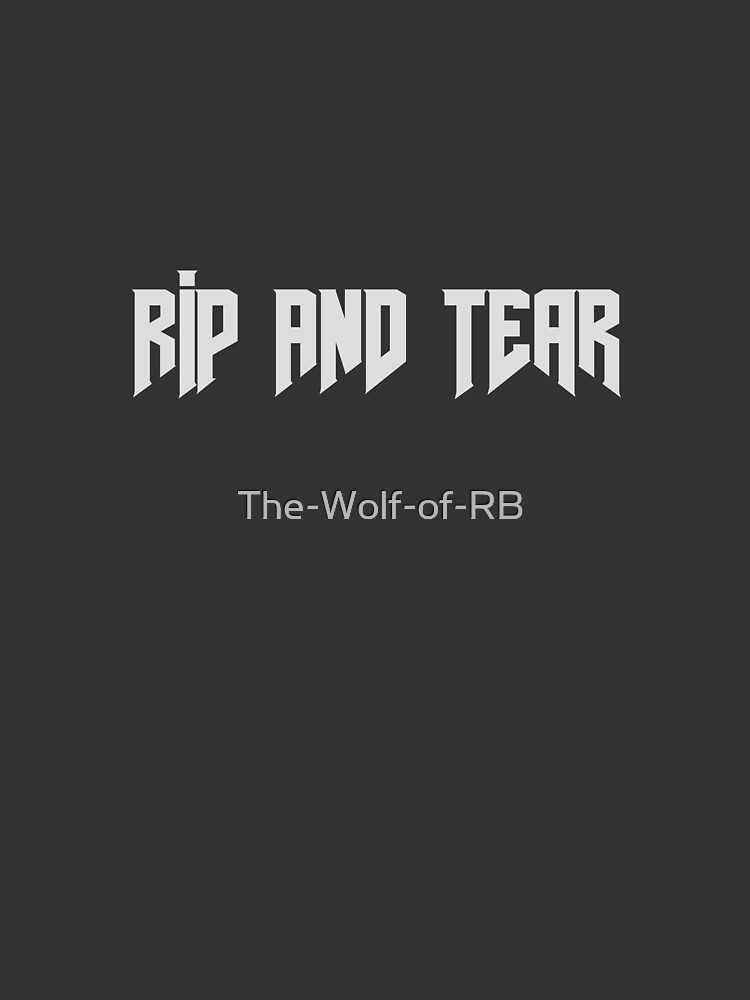 rip and tear t shirt