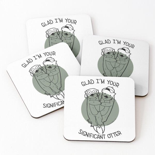 Item preview, Ed and Lucy: Significant Otters designed and sold by StarsFellRadio.