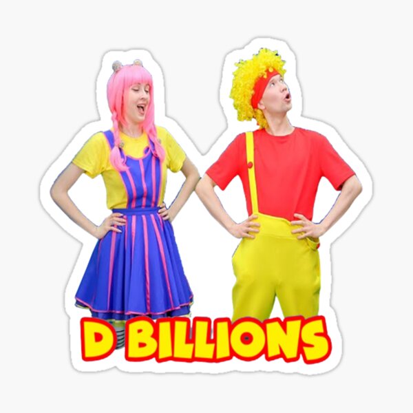 D Billions Sticker By X Na Redbubble