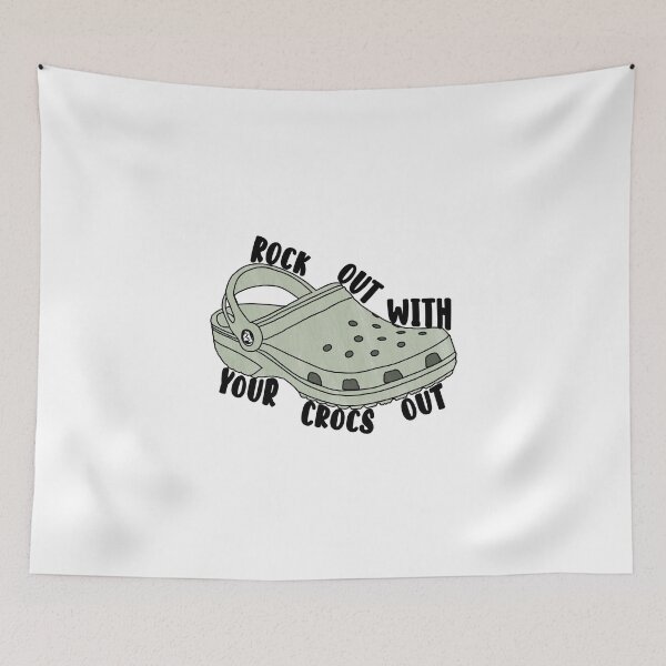 Item preview, Rock Out With Your Crocs Out | Croc Squad | Fashion | Clogs | Summer Wear | Fathers Day designed and sold by clients.