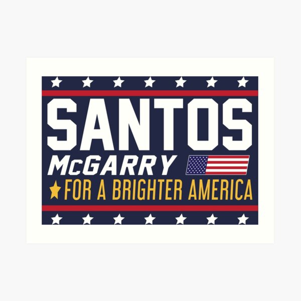 Santos and McGarry Campaign Poster from West Wing Art Print