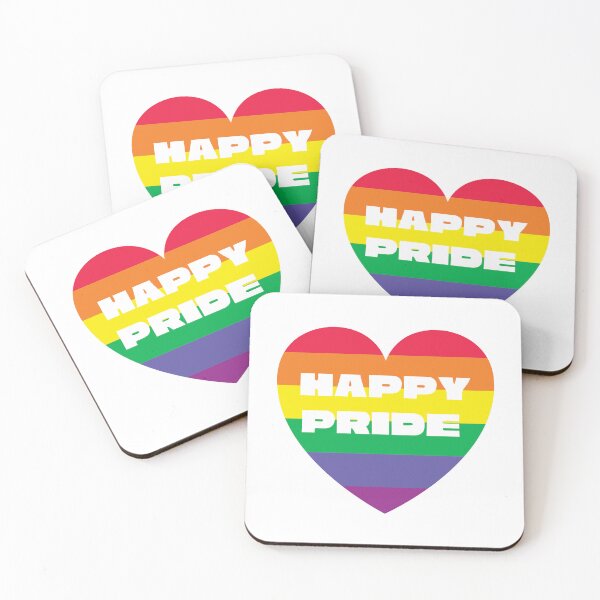 Item preview, Feliz mes del orgullo corazón del arco iris designed and sold by Holly-berry-art.