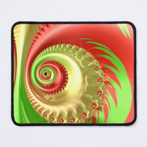 Item preview, Bright Red and Green Spiral designed and sold by Elisabeth Lucas.