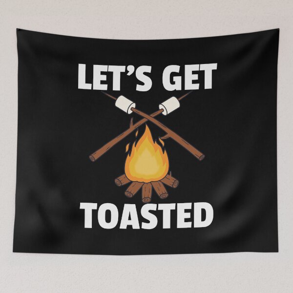 Item preview, Let's Get Toasted - Funny Camping - Dark designed and sold by ttttee.