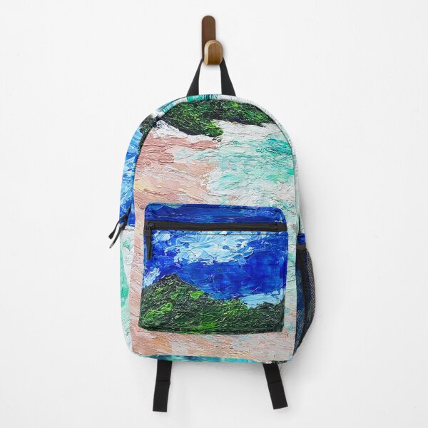 Item preview, Blue & Turquoise abstract beach designed and sold by fujinoart.